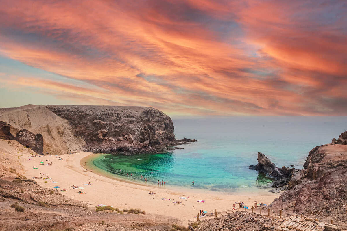 Panoramic View Of Lanzarote, Spain