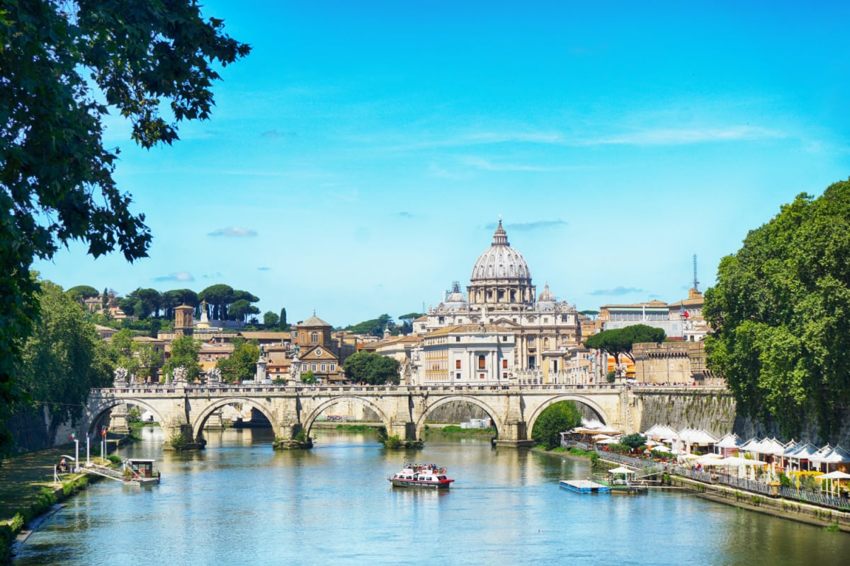 Panoramic view of St. Peter